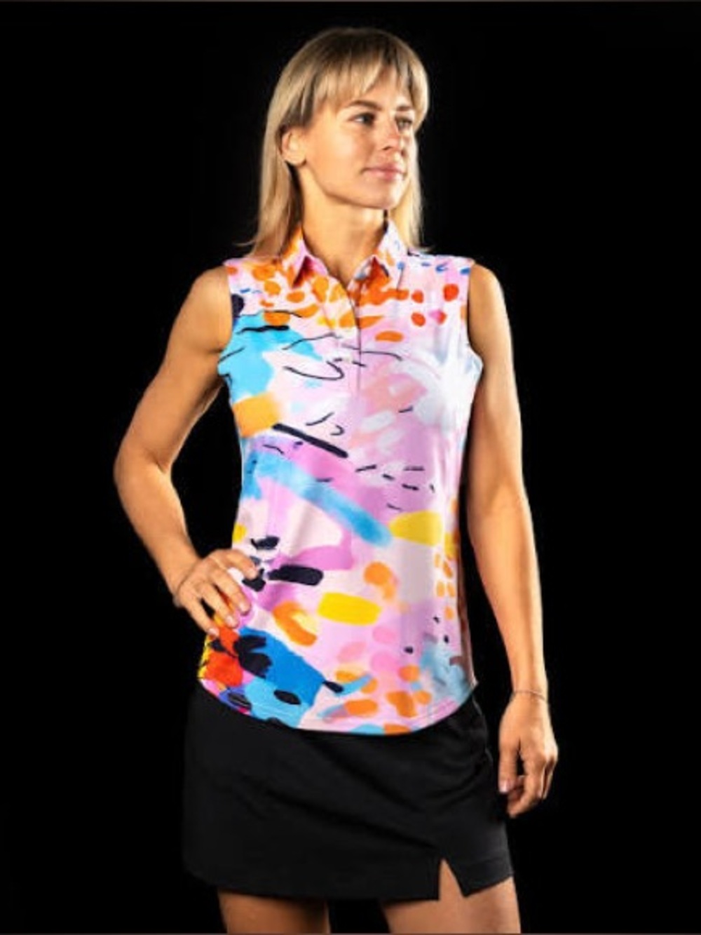 Sunday Swagger Monet Polo - Picture 9 of 10